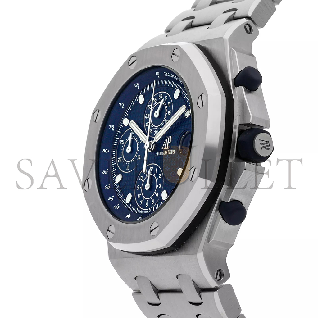 AUDEMARS PIGUET ROYAL OAK OFFSHORE BLUE DIAL 42MM WATCH 26237ST.OO.1000ST.01